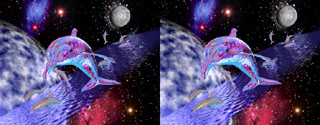 Dolphins In Space