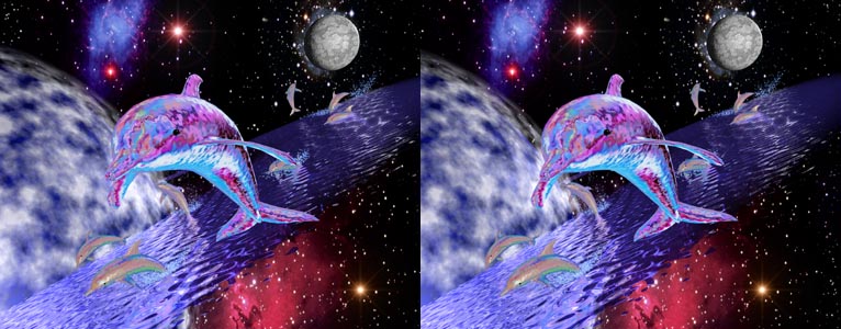 Dolphins In Space