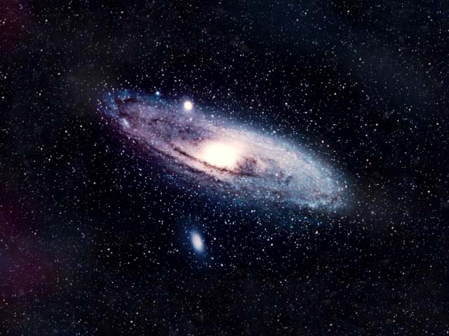 Our galaxy from deep space